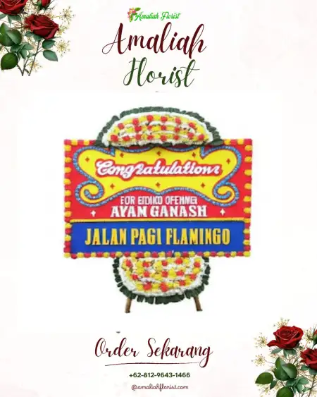 Sewa Papan Bunga Way Isem